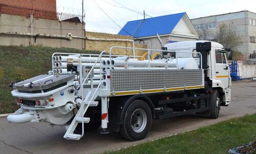 Аренда линейного бетононасоса CityPump на шасси КАМаЗ