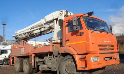 Аренда бетононасоса (автобетононасоса) КамАЗ 58152А (АБН-21)