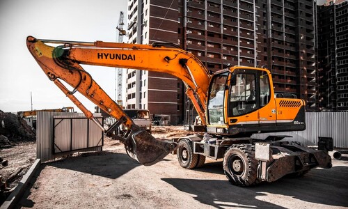 Аренда колесного экскаватора Hyundai R180W-9S