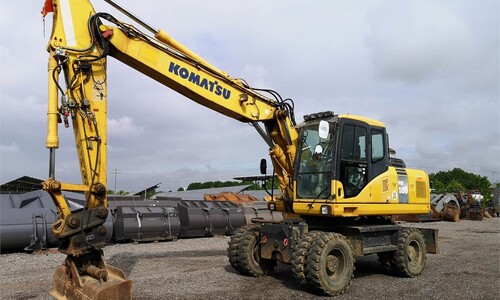 Аренда колесного экскаватора Komatsu PW180-7