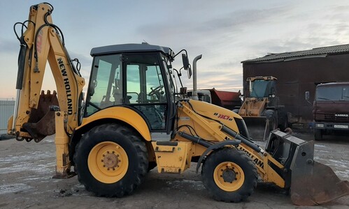 Аренда экскаватора-погрузчика New Holland B110B