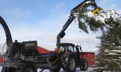 Аренда измельчителя Kesla C645 на базе трактора Valtra T260